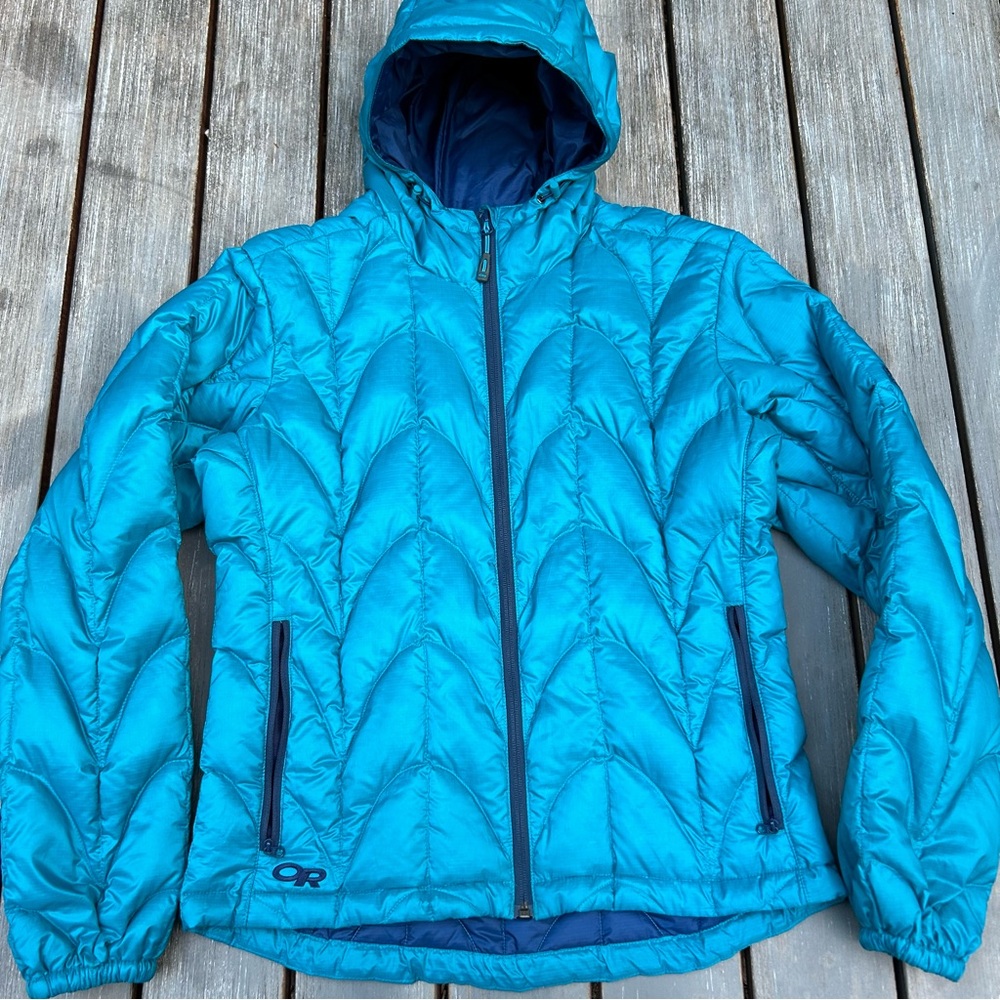 Outdoor Research Blue Puffer Jacket